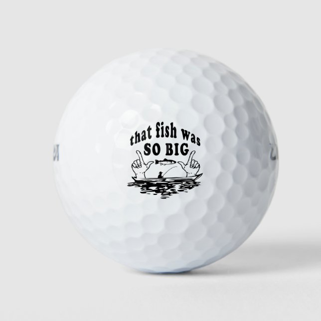 funny fish golf balls (Front)