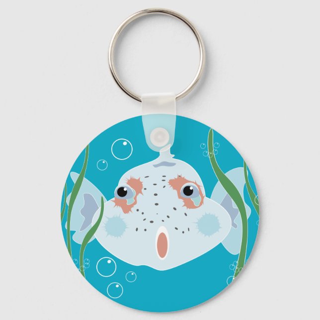 Funny Fish Key Ring (Front)