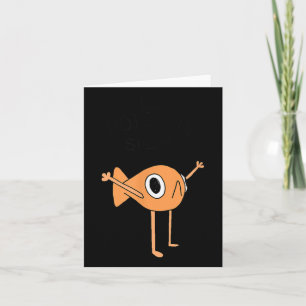 Funny Fish Le Poisson Steve For Kids Women Men Card