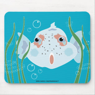 Funny Fish Mouse Pad