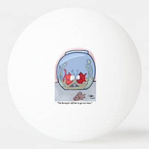 Funny Fish Story Ping Pong Ball