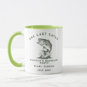 Funny Fisherman Custom Fishing Bachelor Party Mug