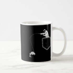 Funny Fisherman Fishing Pocket T Shirt For Father  Coffee Mug