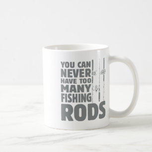 Funny Fisherman Fishing Rods Design Fishing Lovers Coffee Mug