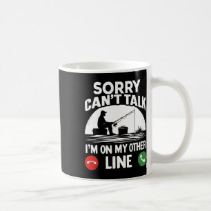 Funny Fisherman For Father's Day Fishing Dad  Coffee Mug