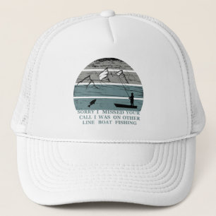 funny fisherman quote trucker hat