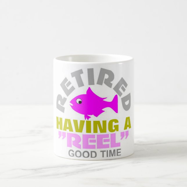 Funny fisherman retirement coffee mug (Center)