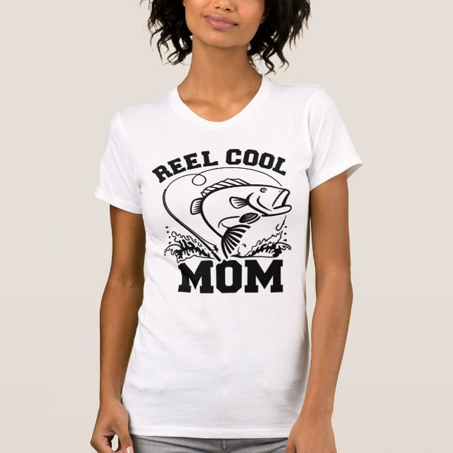 Funny Fisherwoman Mom Tee (Front)