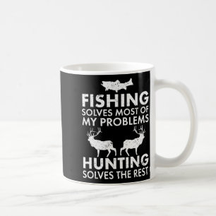 Funny Fishing And Hunting Gift Christmas Humor Hun Coffee Mug