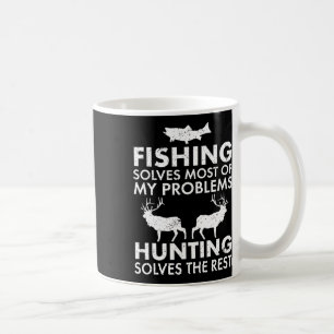 Funny Fishing And Hunting Gift Christmas Humour Hu Coffee Mug