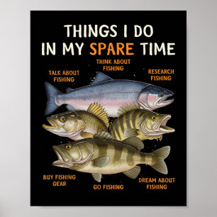 Funny Fishing Apparel For Men, Youth And Boys _ B Poster