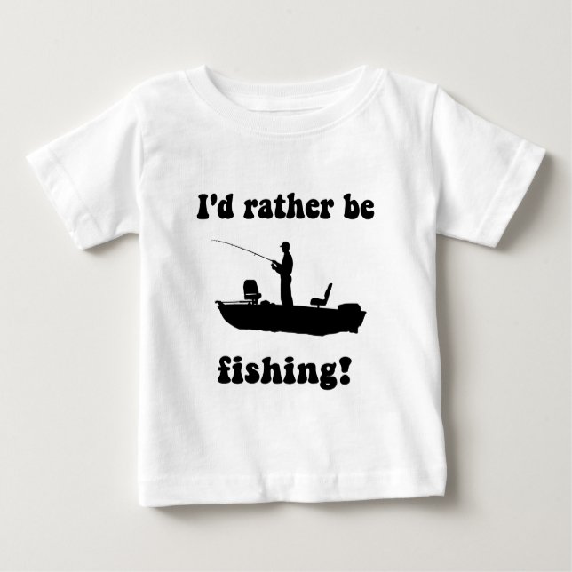 Funny fishing baby T-Shirt (Front)