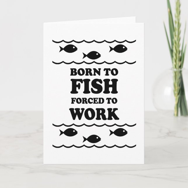Funny fishing card (Front)