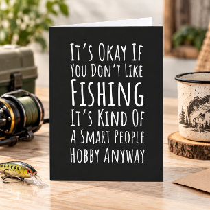 Funny Fishing Cards Fisherman Angler Humour Anglin