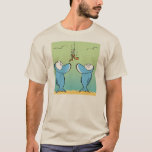 Funny Fishing Cartoon Shirt<br><div class="desc">The fish in the Swamp are well fed by the amateur fishermen that frequent the murky waters. More cartoons @ www.swamp.com.au</div>