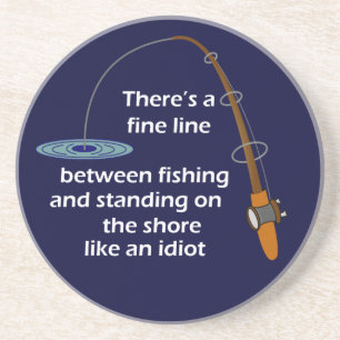 Funny Fishing Coaster