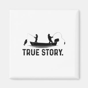 Funny Fishing Couple Men Women  Magnet