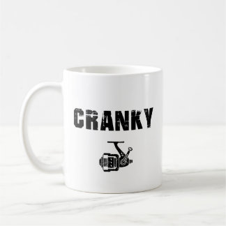 Funny Fishing ,Cranky Fishing Coffee Mug