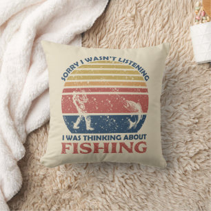 Funny fishing cushion