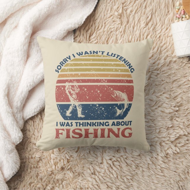 Funny fishing cushion (Blanket)
