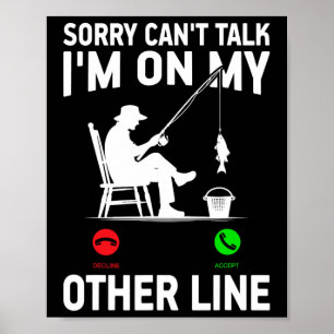 Funny Fishing Dad Men Funny Reel Cool Fish B Fishi Poster