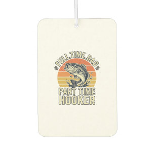 Funny Fishing Dad Vintage Bass Shirt Design (2)_1 Car Air Freshener
