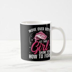 Funny Fishing Design For Girls Women Fisherman Fis Coffee Mug