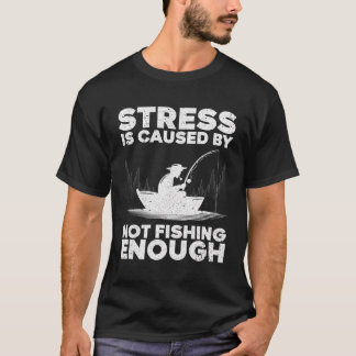 Funny Fishing Design For Men Women Bass Fly Fishin T-Shirt