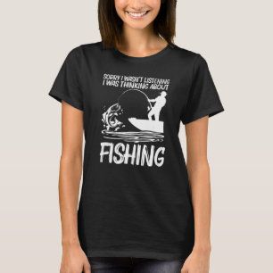 Funny Fishing Design For Men Women Fisherman Bait T-Shirt