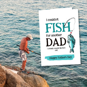 Funny Fishing Father's Day Card