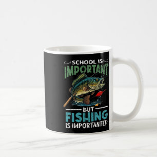 Funny Fishing For Boys Kids Youth Fish Saying B Fi Coffee Mug