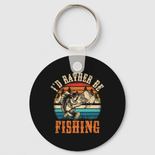 Funny Fishing For Men Women Boy Kids Funny Bass Da Key Ring