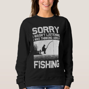 Funny Fishing For Men Women Trout Bass Fisherman V Sweatshirt