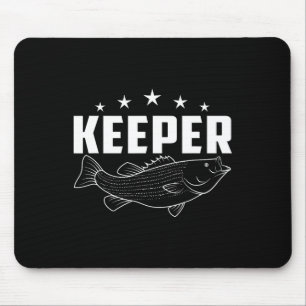 Funny Fishing Gear Keeper Mouse Pad