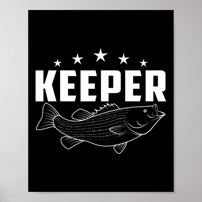 Funny Fishing Gear Keeper  Poster (Front)