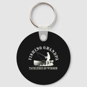 Funny Fishing Grandpa Appreciation Tacklebox Of Wi Key Ring
