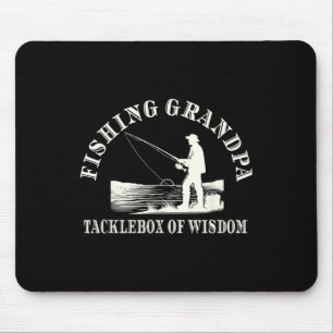 Funny Fishing Grandpa Appreciation Tacklebox Of Wi Mouse Pad