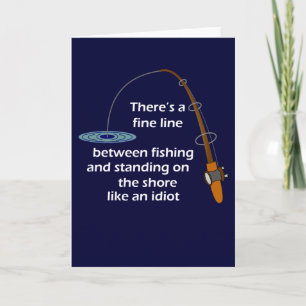 Funny Fishing Greeting Card