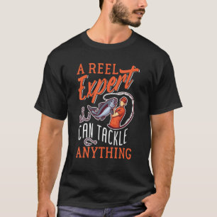 Funny Fishing Hook And Rod For Expert T-Shirt