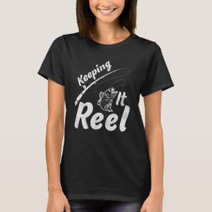 Funny Fishing Keeping It Reel Vintage T-Shirt