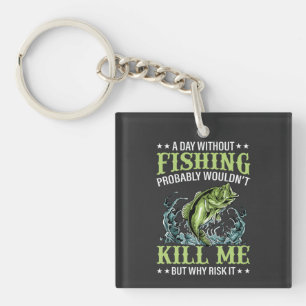Funny Fishing Key Ring