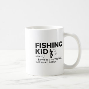 Funny Fishing Kid Definition  Coffee Mug