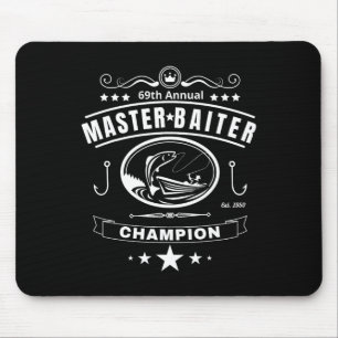 Funny Fishing Master Iter Champion Men's Gift Mouse Pad