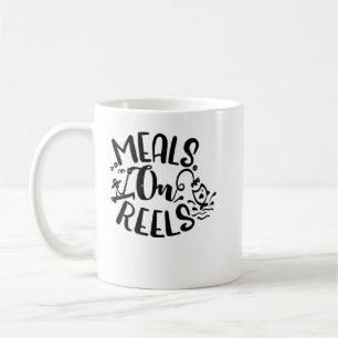 Funny Fishing Meals On Reels Lover Coffee Mug