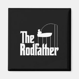 Funny Fishing Meme Of The Rodfather Fishing Rod  Magnet