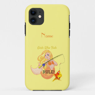 Funny Fishing Mermaid Girl Thunder_Cove iPhone 11 Case