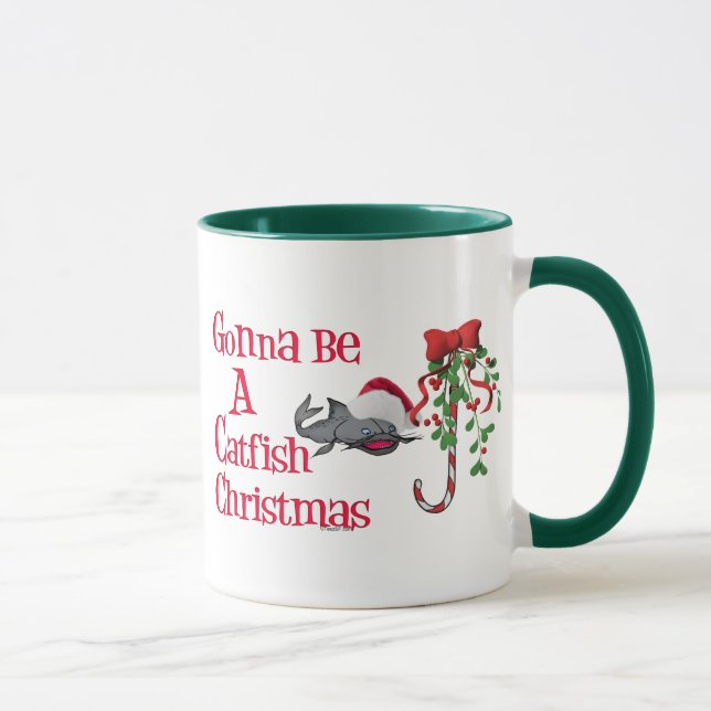 Funny Fishing Mug  Fishing Humour Fishing Catfish (Right)