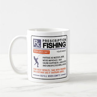 Funny Fishing Mug Prescription Design 