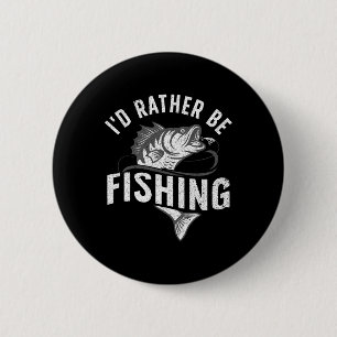 Funny Fishing Novelty Design For Men Women Kids Fi 6 Cm Round Badge