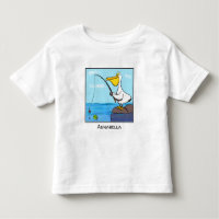 Funny fishing pelican cartoon